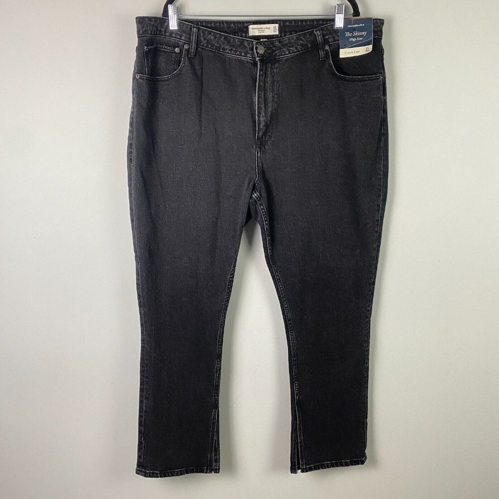 Abercrombie Fitch Jeans High Rise Skinny Curve Love Jeans Size 20 Short 20S